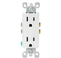 [5325-W] TOMACORRIENTE DOBLE LEVINTON DECORA BLANCO 15A125V