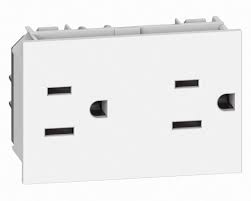 [JW4188] TOMACORRIENTE DOBLE MATIX GO 2P+ TIERRA  110V 15A