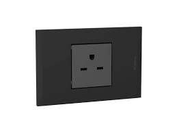 [AF1220EANG] TOMACORRIENTE SENCILLO NOBILE NEGRO 220V