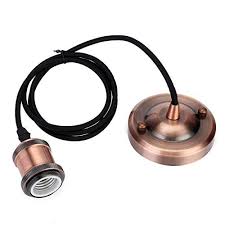 [ECA76] ZOCALO COLGANTE DECORATIVO COBRE E27 MERCURY