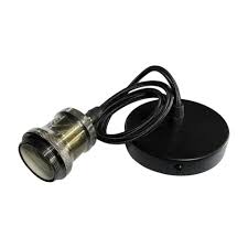 [ECA77] ZOCALO COLGANTE DECORATIVO DORADO FERRO E27 MERCURY