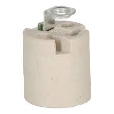 [ZP-0001] ZOCALO DE PORCELANA P/ GLOBO DE ABANICO