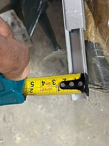 [jh014] PERFIL DE ALUMINIO SIN PESTAÑA 20X15 CM X 3MT