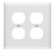 [88016-W] TAPA 4X4 PLAST. P/2 TOMACORRIENTE LEVINTON