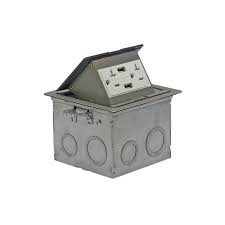 [5790FBA] CAJA P/ TOMA DE PISO BRONCE 15A 125V EAGLE (copia)